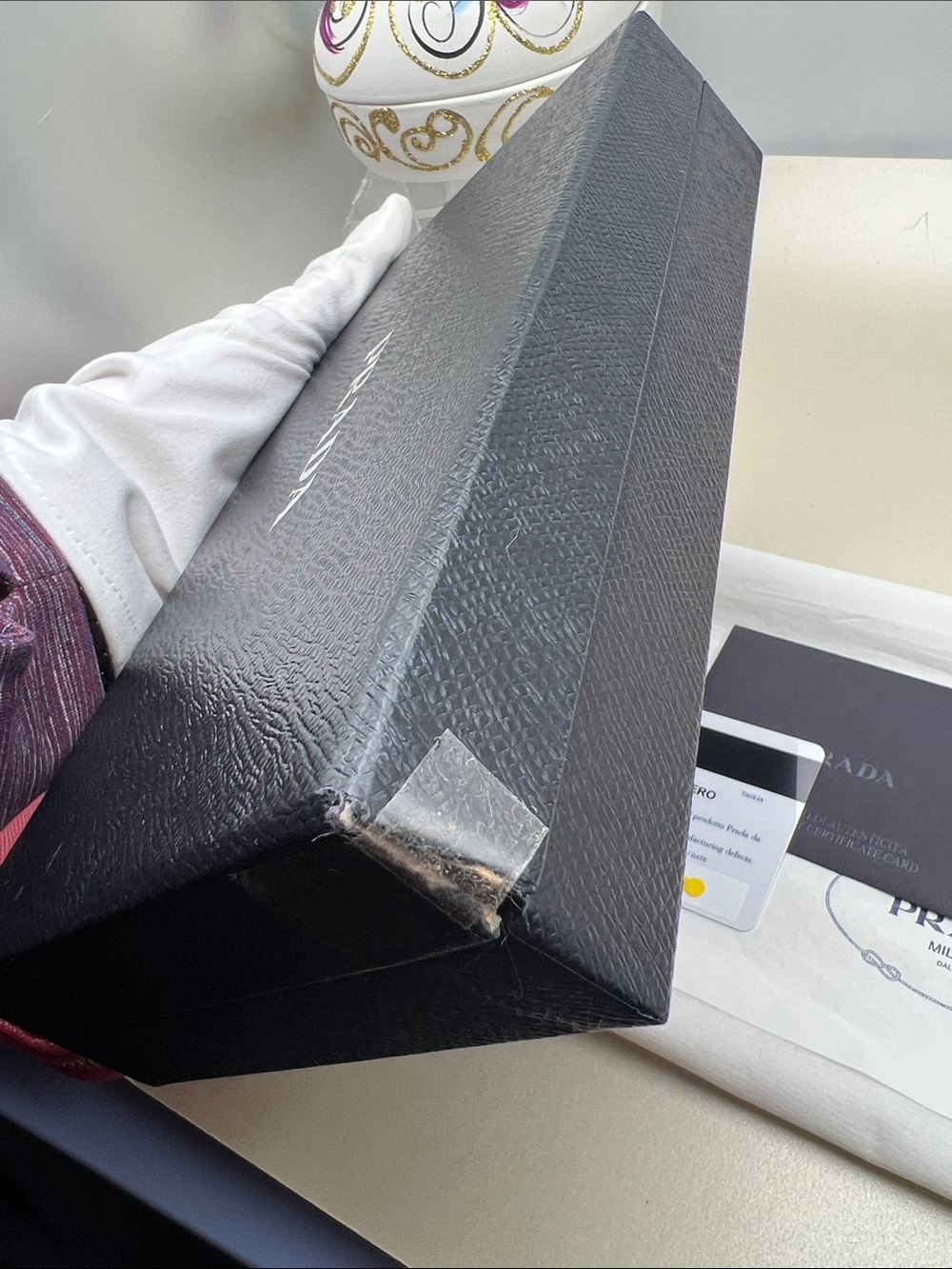 Prada Fuchsia Saffiano Leather Bow
Continental Wallet W/Box Authentication Card - Picture 8 of 17
